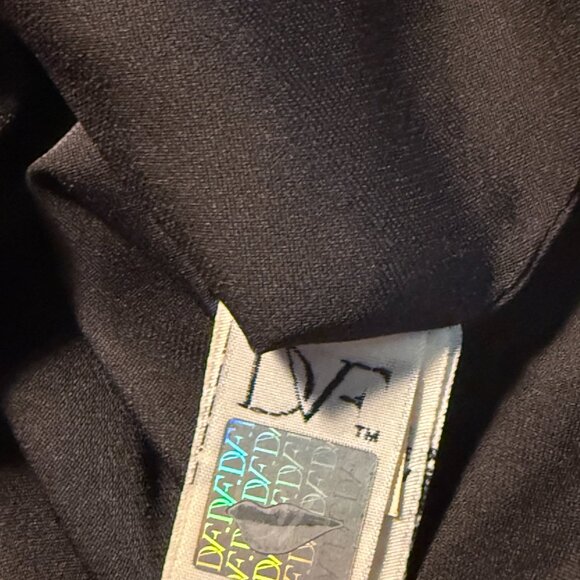 DIANE VON FURSTENBERG Pacifica Chiffon silk printed blouse SZ 12 - Picture 7 of 7